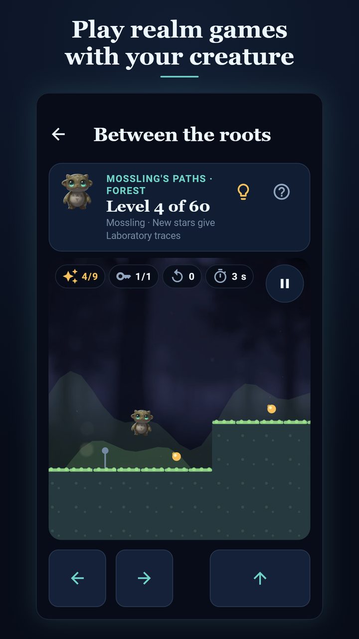 The realm game Leaps with Mossling